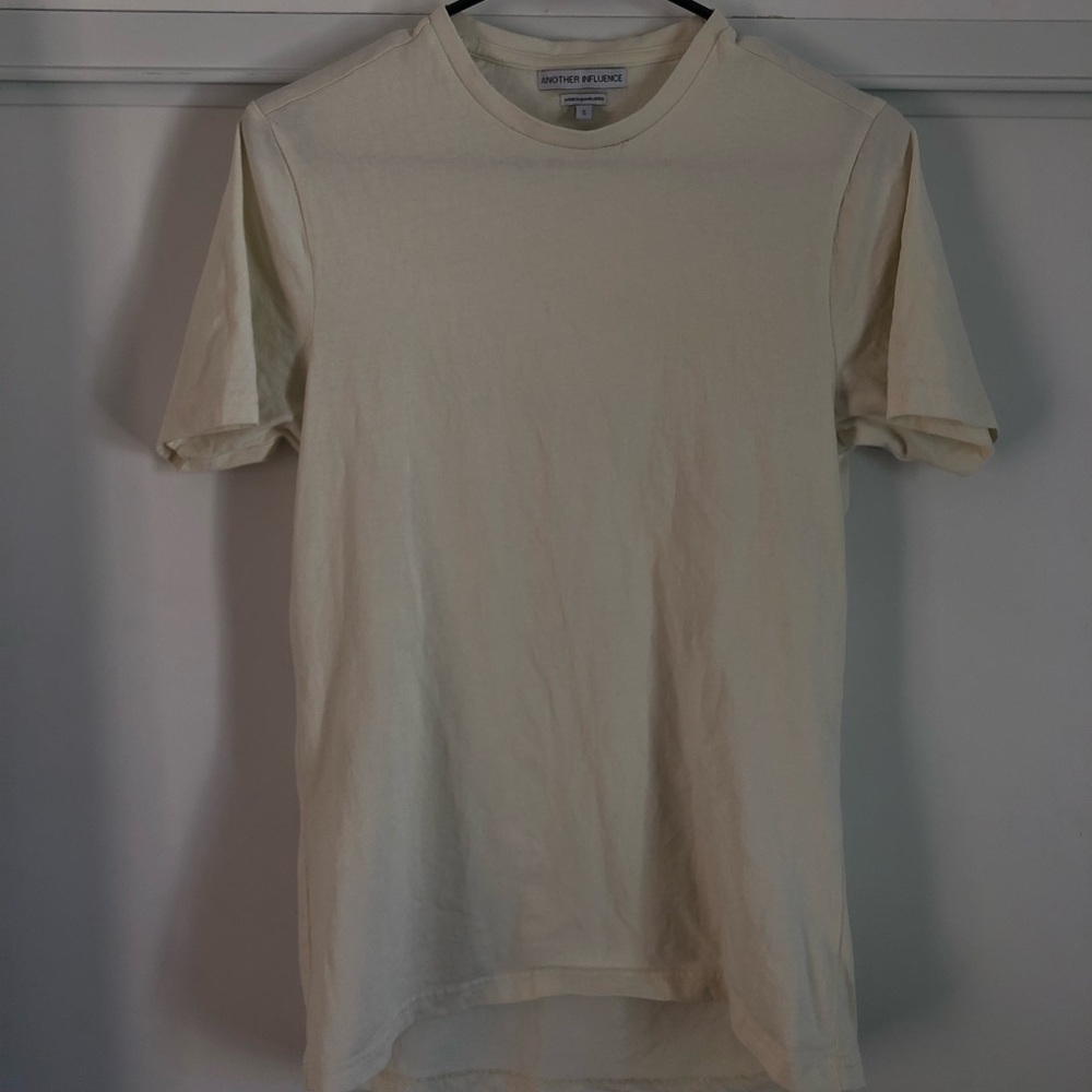 yellow tee